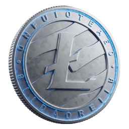 Litecoin LTC Coin Icon f&uuml;r schnelle Einzahlungen bei Rainbet
